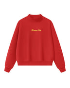 Embroidered Sunday Mock Neck - PREORDER